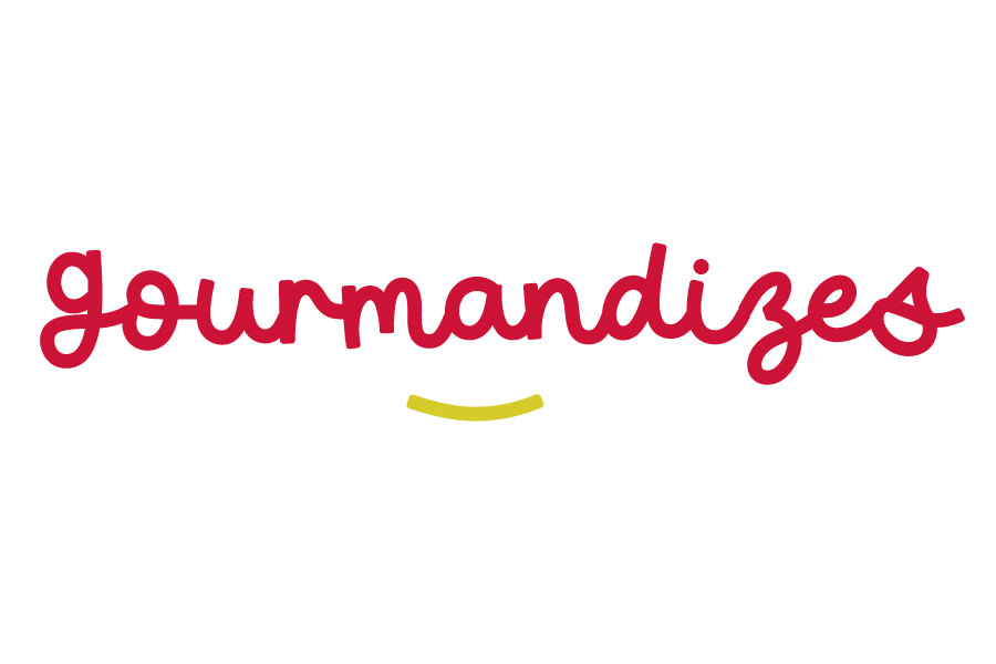 Création de logo gourmandizes marque pour cadeau d'entreprises gourmands La Tour du pin Bourgoin Jallieu