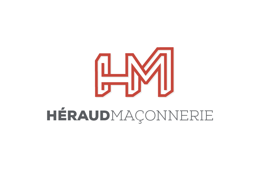 Création de logo Héraud Maçonnerie Les Avenières Veyrins Thuellins Isère
